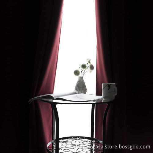 Best Sale New Product Red Curtains